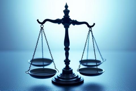 Symbolic image representing justice or ethics.